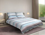 Matex Duvet Cover Set Cotton Queen with 2 Pillowcases 220x200 Multicolored