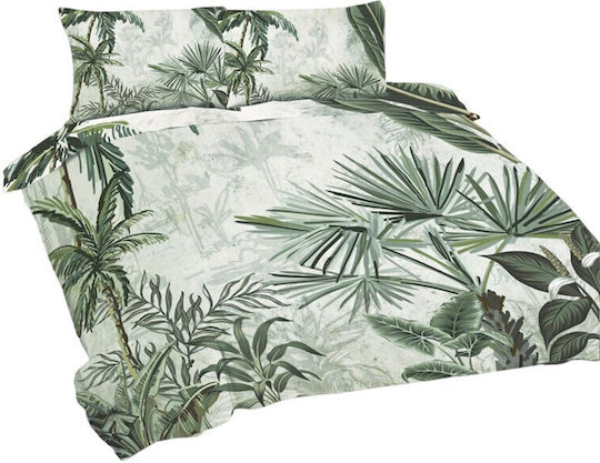 Matex Duvet Cover Set Cotton Single with Pillowcase 160x200 Multicolored