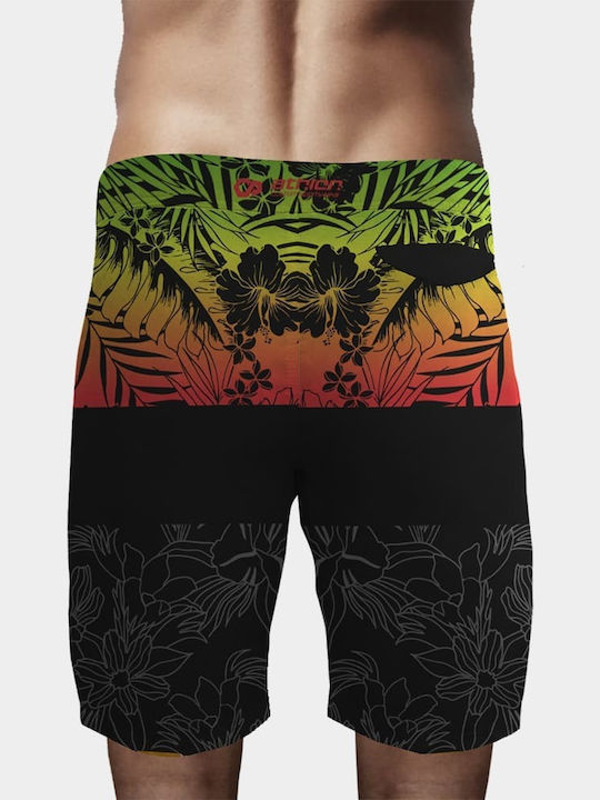 Men's Swimwear Bermuda Tropical Sunset Floral