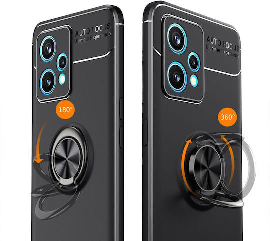 Ancus Autofocus Shock Proof Back Cover Μαύρο (Realme 9 / 9 Pro+)