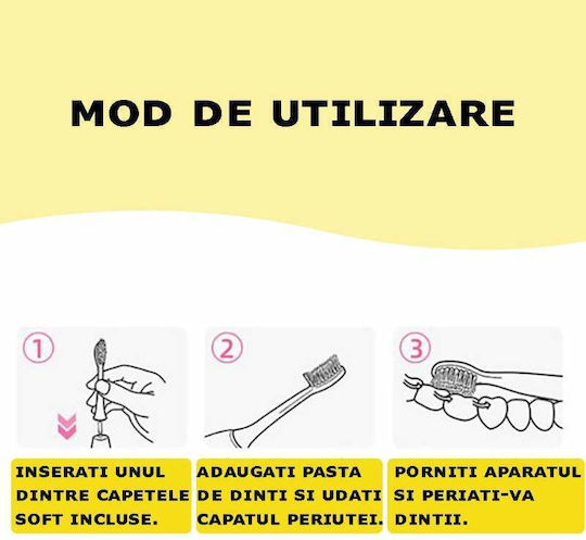 Periuță de dinți electrică Neagră