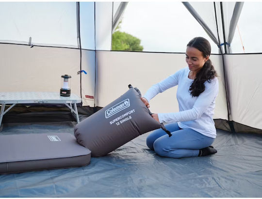 Coleman Selbstaufblasendes Halb doppelt Camping Schlafmatte 200x68cm Dicke 12cm Graue