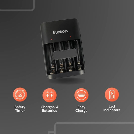 Uniross Usb Ladegerät Ucu010 AA AAA