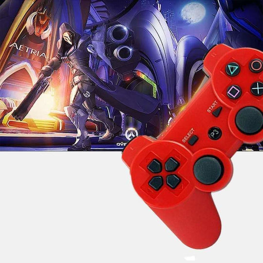 Ασύρματο Gamepad για PS3 Κόκκινο