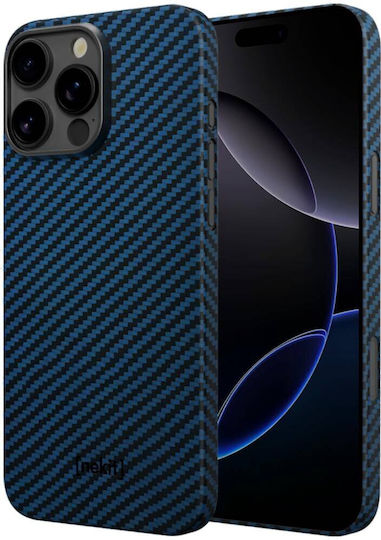 Nekit Задна корица Aramid Fiber 1мм Син (iPhone 16 Pro)