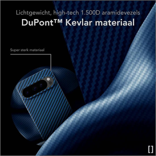 Nekit Задна корица Aramid Fiber 1мм Син (Google Pixel 9 / 9 Pro)