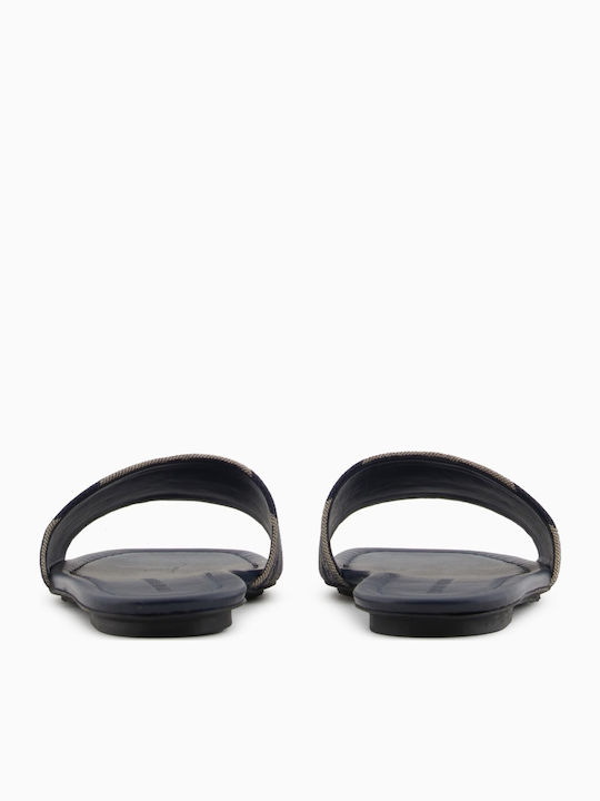 Women's Flat Sandals in Black Color