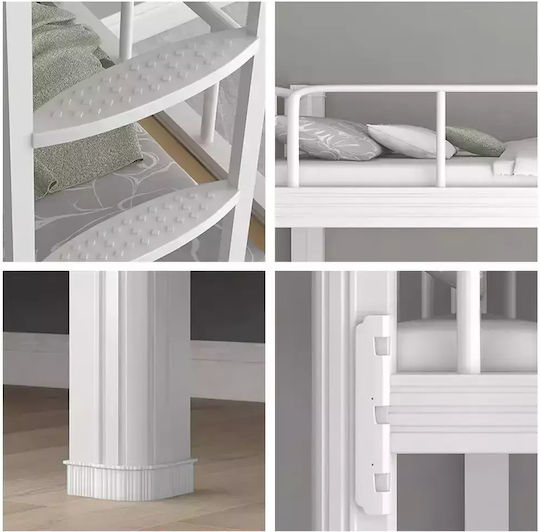 Bunk Single για Στρώμα 90x190cm
