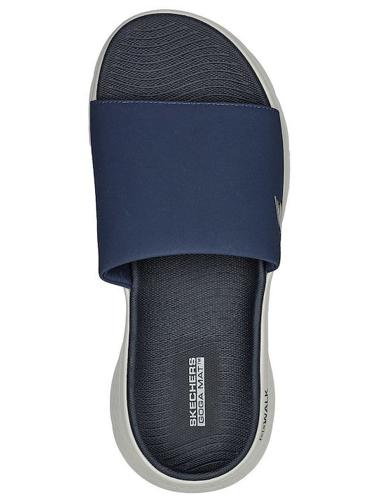 GO WALK Flex Omura Men's Slides Anatomic Blue