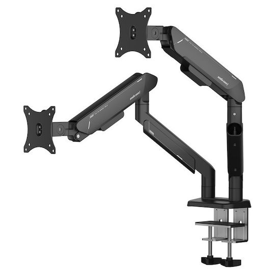 Anda Seat Βάση Γραφείου για 2 Οθόνες έως 42" με Βραχίονα (AD-W-A9-2S-BB)