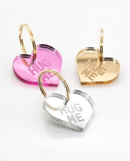 Dog Accessory Heart Hug Me Pink
