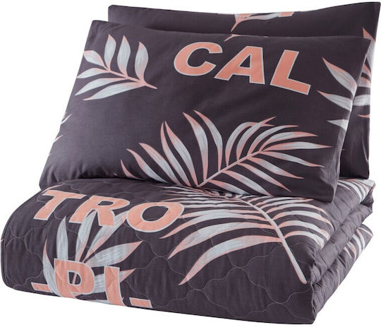 Enlora Home Paturi & cuverturi pat Set Semidublu Maro 180x225cm 2bucți Enlora Home Paturi & cuverturi pat Set Semidublu Maro 180x225cm 2bucți