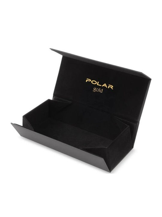 Polar Ochelari De Soare Pentru Femei Cu Ramă Neagră Din Plastic Și Lentilă Neagră Gold 156 77