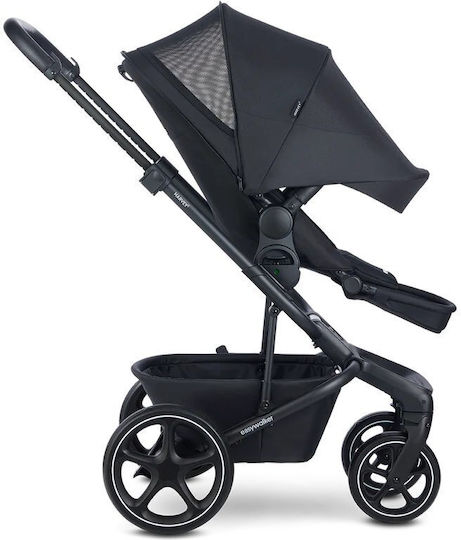 Easywalker Harvey5 Ρυθμιζόμενο Καρότσι 2 σε 1 Kατάλληλο για Nεογέννητο Midnight Black 11kg EHA50001