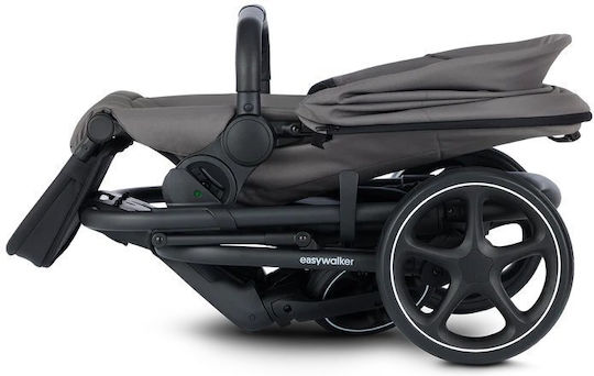 Easywalker Harvey5 Verstellbar 2 in 1 Baby Kinderwagen Geeignet für Neugeborene Pebble Grey 11kg EHA50002