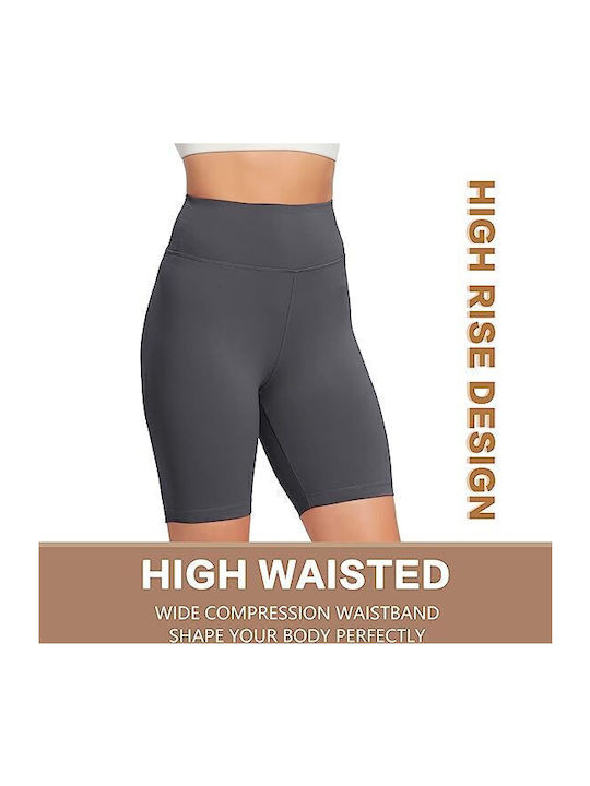 Training Women's Bike Firming High Waist Gray