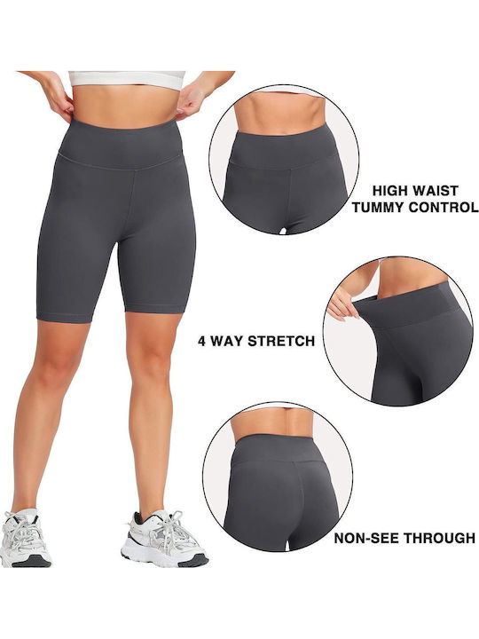 Training Women's Bike Firming High Waist Gray