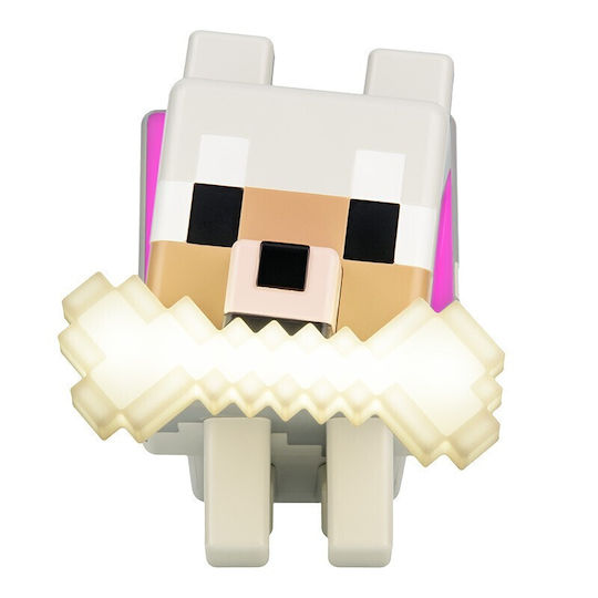 Paladone Kids Decorative Touch Lamp Minecraft Wolf Multicolor 16x12cm