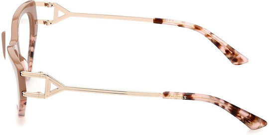 Guess Eyeglass Frame Cat Eye Brown Tortoise GU2911 059