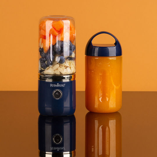 Rosmarino Blender with Plastic Jug 400 ml Blue
