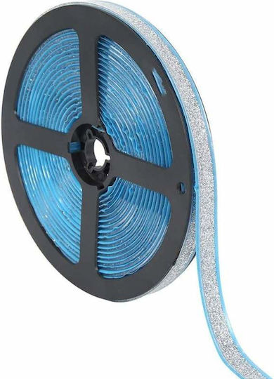 Bandă adezivă decorativă Siks Plăci Ceramice Mobilier Chiuvetă Rezistentă la Apă 6m X 7.5mm Sclipici Transparentă