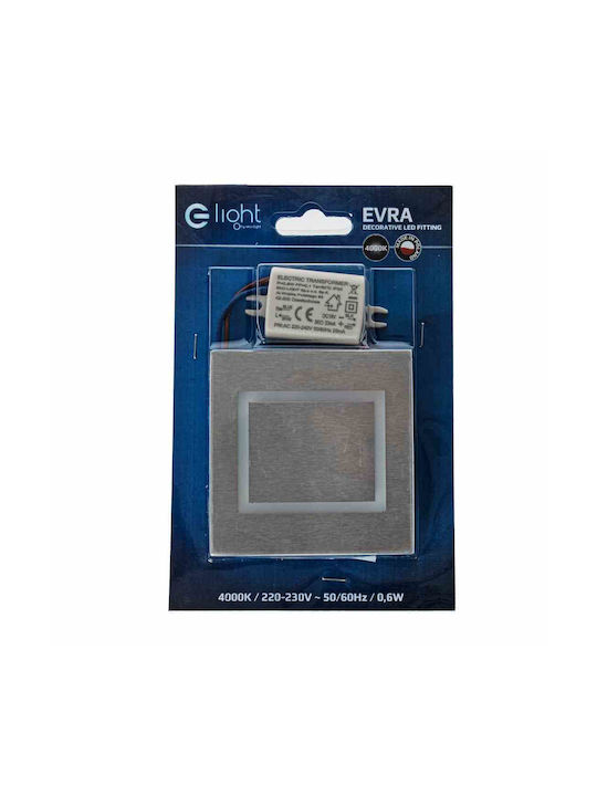 Eko Light Lamp Wall with Integrated LED and Natural White Light