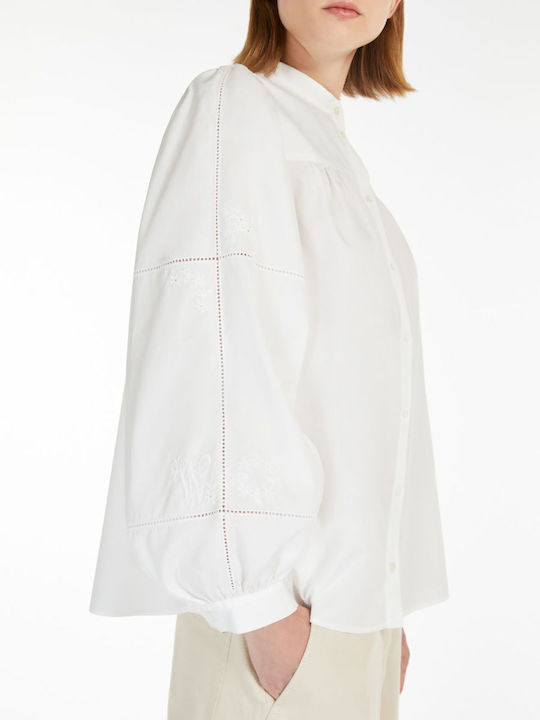 Women's Long Sleeve Shirt White
