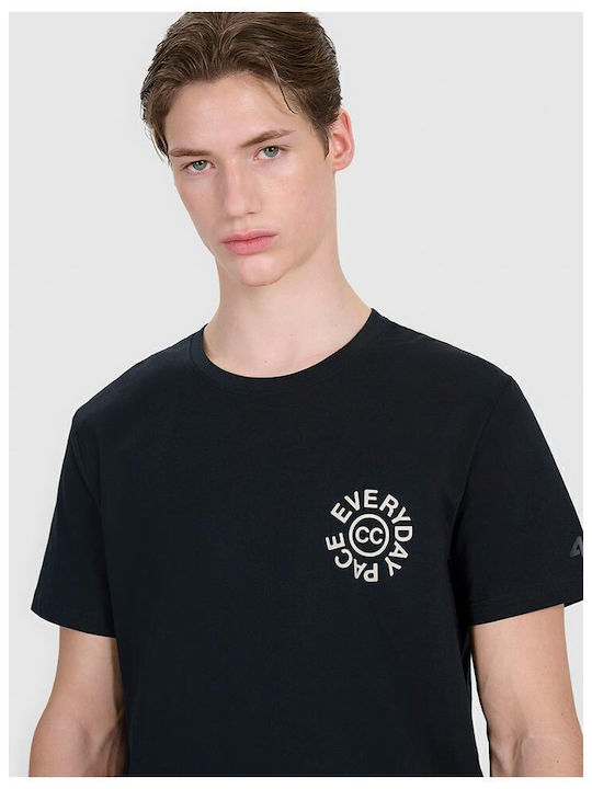 T-shirt Μαύρο