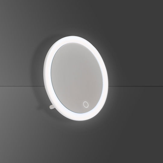 5Five Makeup Mirror Tabletop with Light 18.3x4.5cm White