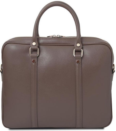 Tuscany Leather Сак Вояж Кафяв от Кожа Д26.5xШ6.5xВ26.5см.