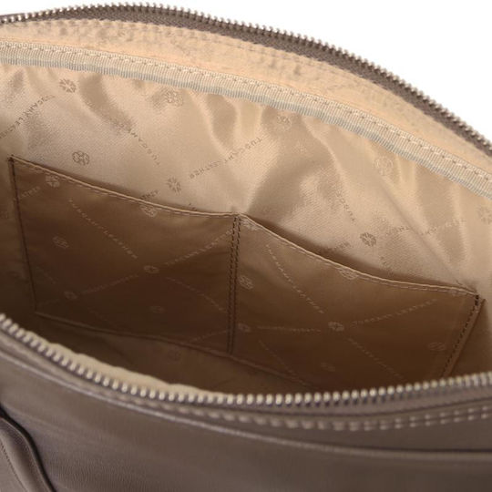 Tuscany Leather Сак Вояж Кафяв от Кожа Д26.5xШ6.5xВ26.5см.