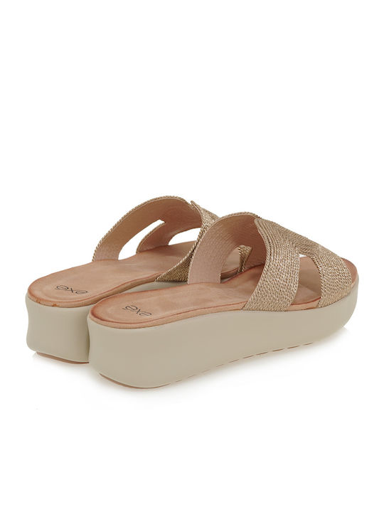 Platforme Dama Roz Auriu