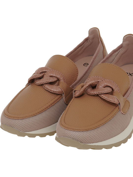 Women's Loafers in Brown Color
