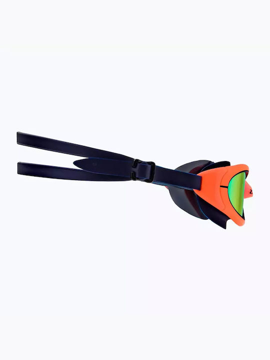 Zone3 Swimming Goggles Adults with Anti-fog Lenses Orange