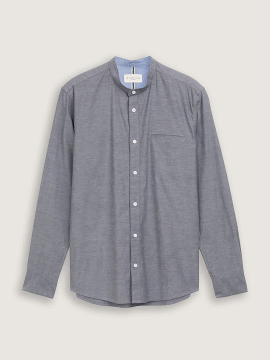 Oxford Long-sleeved Cotton Shirt Gray