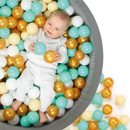 Ludi Ball Pit made of Fabric for 6+ Months Gray
