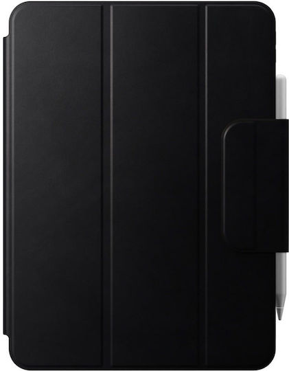 Nomad Folio Flip Cover Δερμάτινη Μαύρη (iPad Pro 11)