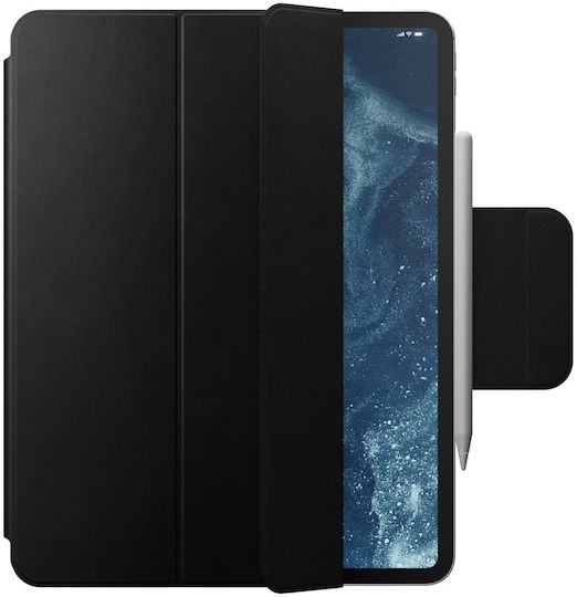 Nomad Folio Flip Cover Din Piele Neagră Pentru iPad Pro 13