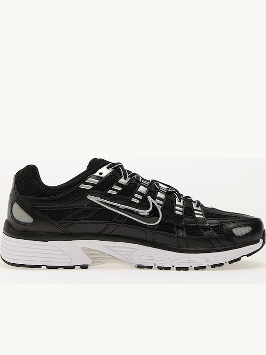 P-6000 Herren Sneakers Black / Black-white-metallic Silver