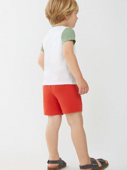 Kids' Set with Shorts Summer 2pcs Verde Oliva