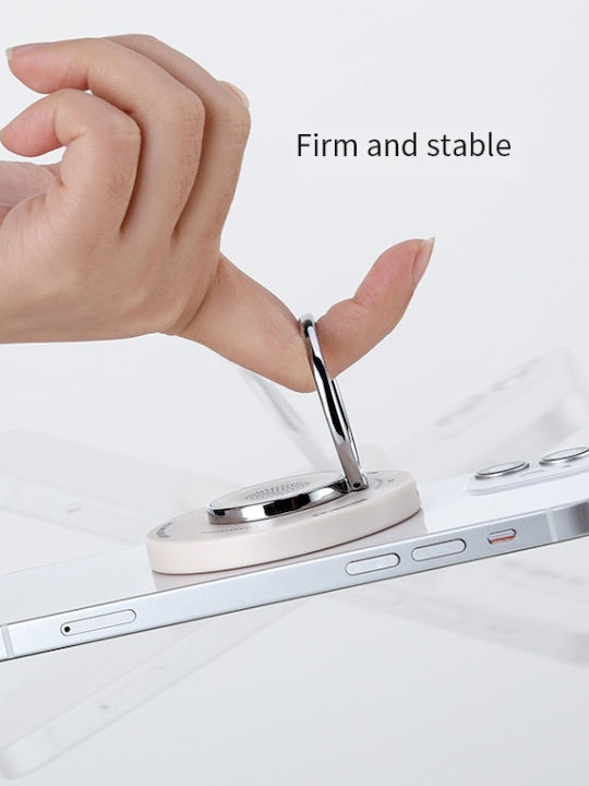 Rock W51 15W Magnetischer Ring 3-in-1 Kabelloses Ladegerät Schwarz