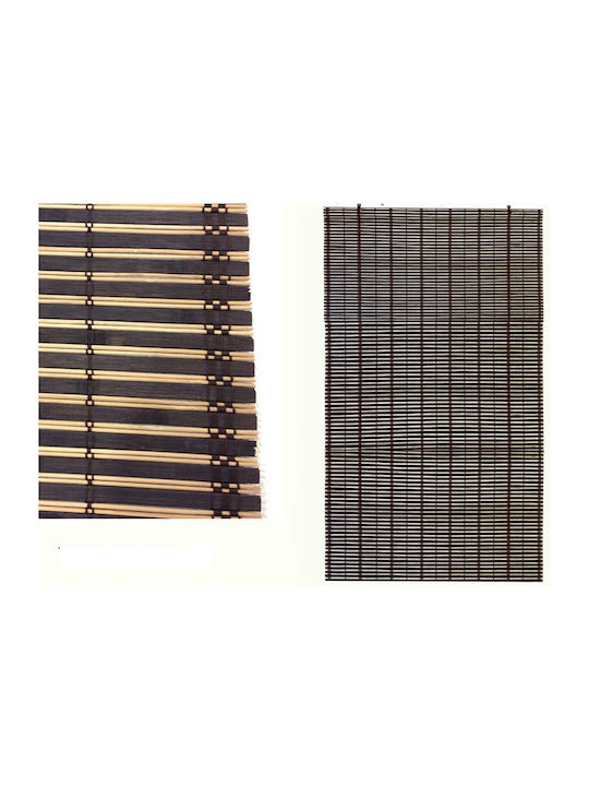 ArteLibre Shade Blind Bamboo in Brown Color L120xH250cm