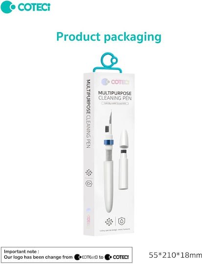 Coteci Cleaning Set in White color for Apple AirPods 1 / AirPods 2