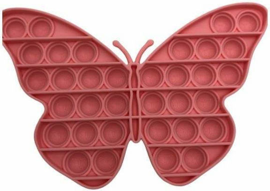 Jucărie Sensorială de Ameliorare a Stresului Siks Fluture Roz din Silicon Impermeabil