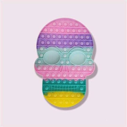 Siks Stress Relief Toy Skull Shape Pastel 30 Cm