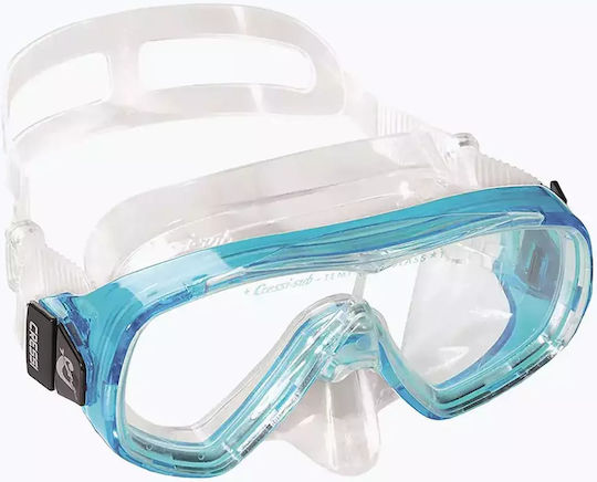 Cressi Ondina Jr Kids Snorkeling Set + Top Clear Aquamarine