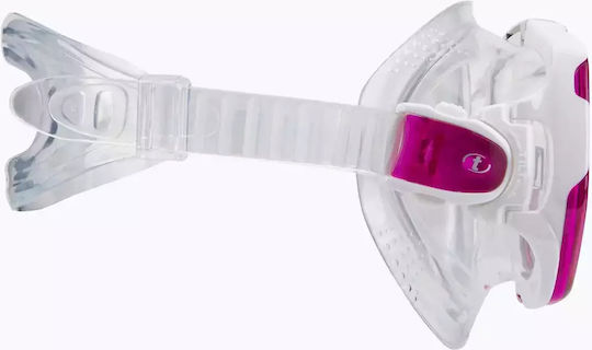 Tusa Freedom Elite Snorkeling Mask White Pink