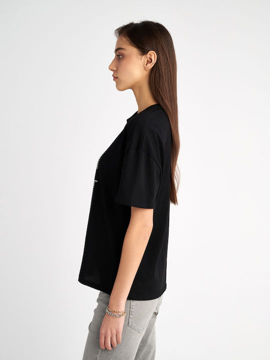 Verity Γυναικείο T-shirt Μαύρο
