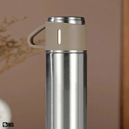 Μπουκάλι Θερμός Ανοξείδωτο 500ml Set Stainless Steel Interior