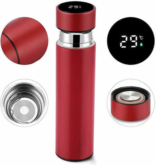 Flasche Thermosflasche Rostfreier Stahl 500ml Red